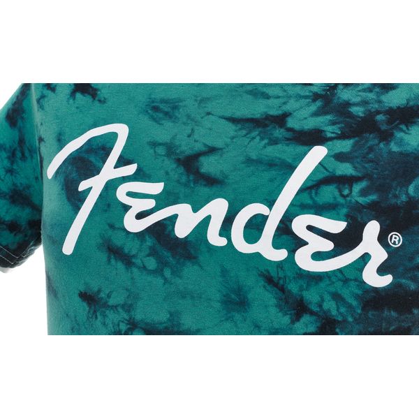 Fender T-Shirt Tie-Dye Logo Black XXL