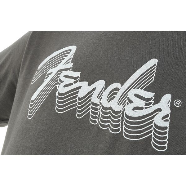 Fender T-Shirt Reflective Charcoal L