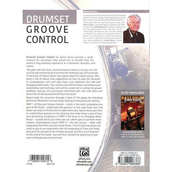Alfred Music Publishing Drumset Groove Control