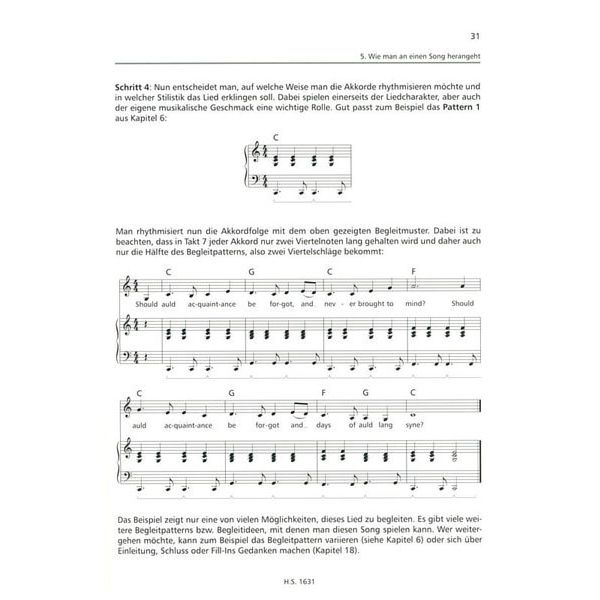 Sikorski Musikverlage Song-Playing Patterns Piano