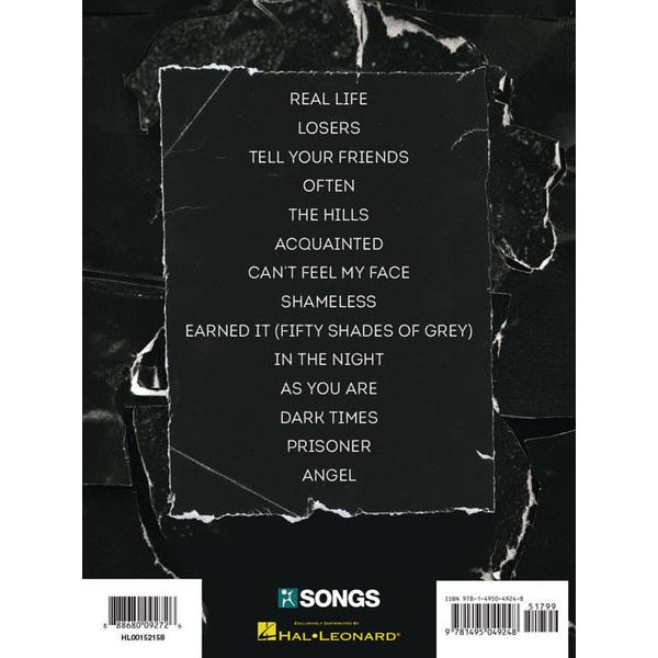 Hal Leonard The Weeknd Beauty Behind Thomann United States