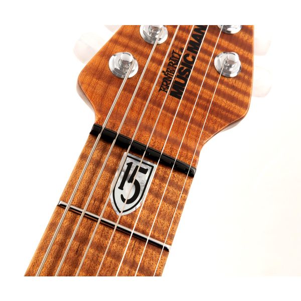 La guitare électrique Music Man Petrucci JP15 7 Quilt CP | Test, Avis & Comparatif | E.G.L