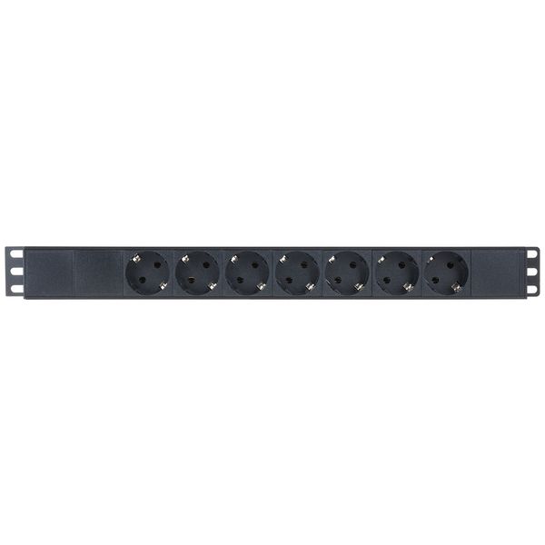 Showgear 19" 1U Socketstrip 7