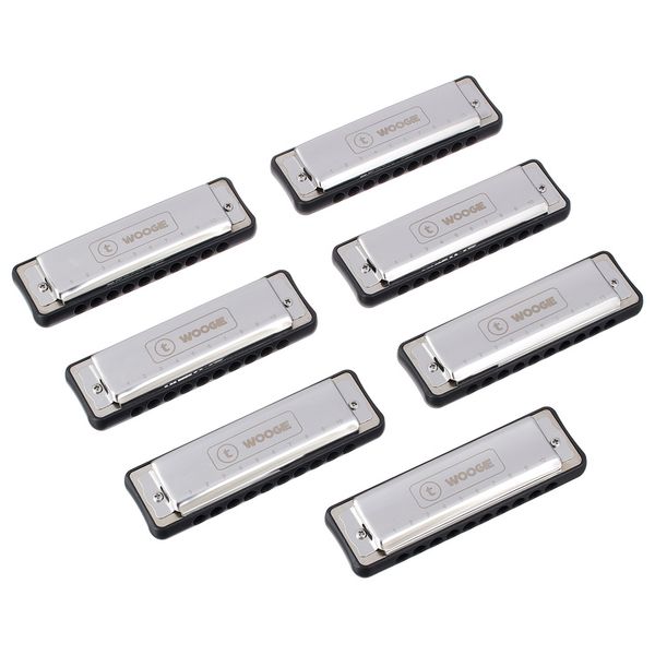 Thomann Woogie Blues Harmonica 7SET Thomann UK
