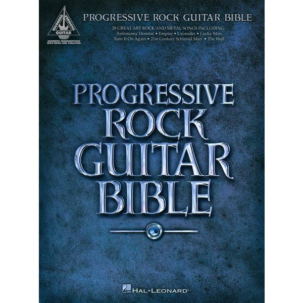 Hal Leonard Progressive Rock Guitar Bible