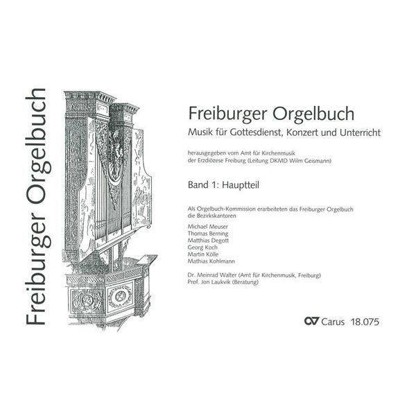 Carus Verlag Freiburger Orgelbuch