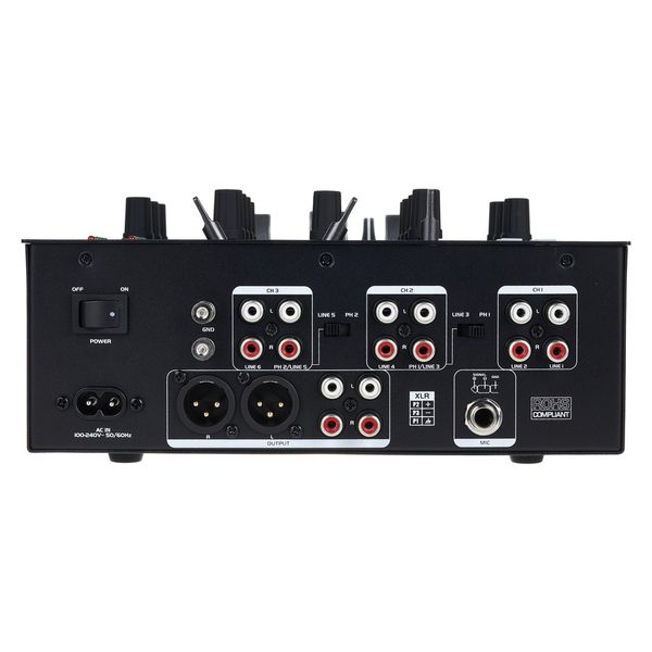 OMNITRONIC pm-322p DJ mixer con Bluetooth & Lettore mp3 3-MIXER CANALI XLR USB 