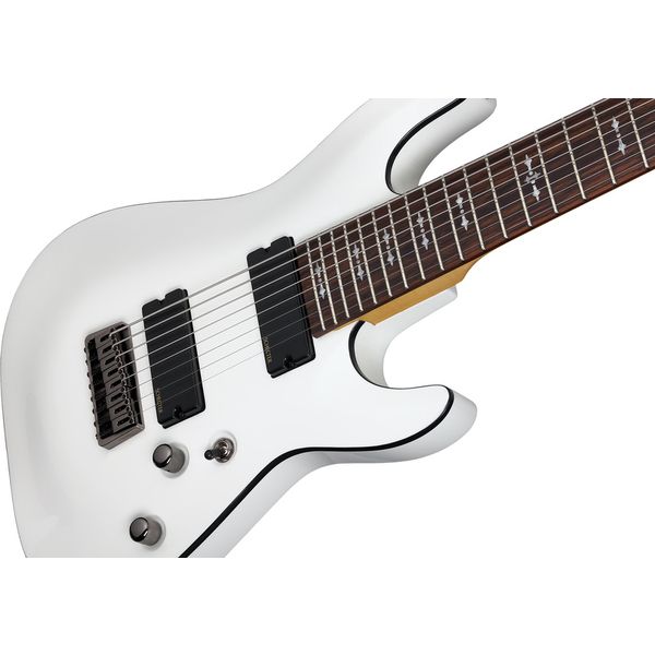 schecter omen 8 white