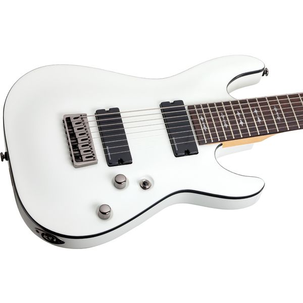 schecter demon 7 white