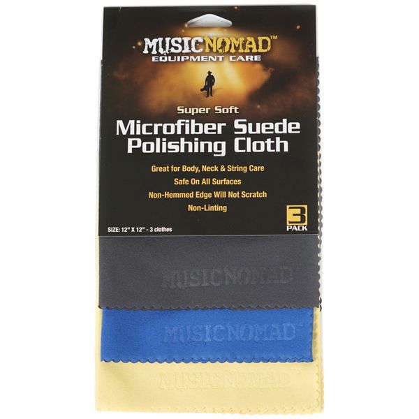 MusicNomad Microfiber Polishing Cloth Ser