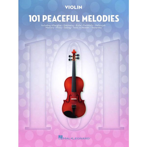 Hal Leonard 101 Peaceful Melodies Violin