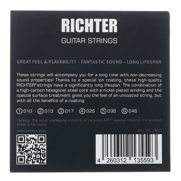 Richter Strings 10-46 Electric Guitar