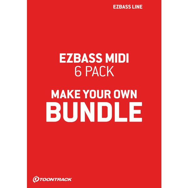 Toontrack EZbass MIDI 6 Pack Bundle
