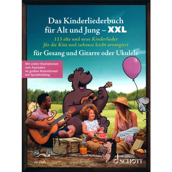 Schott Kinderliederbuch Gitarre XXL
