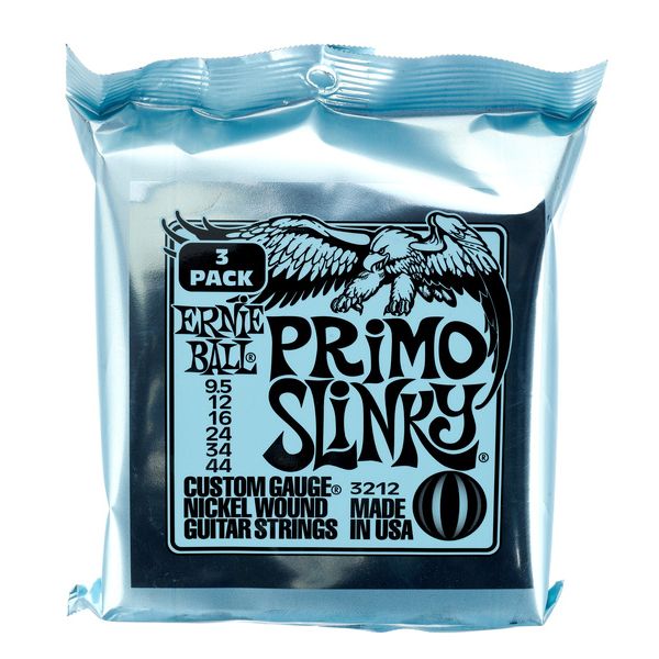 Ernie Ball Primo Slinky 3-pack 3212