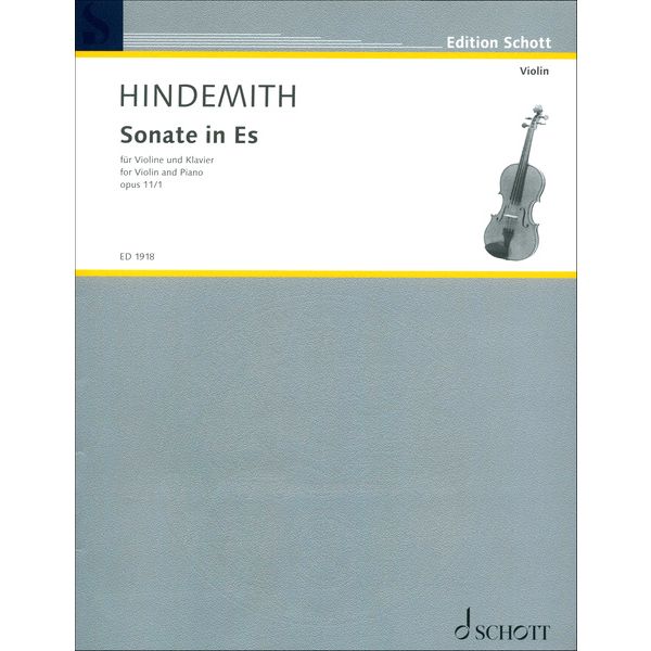 Schott Hindemith Violinsonate in Es