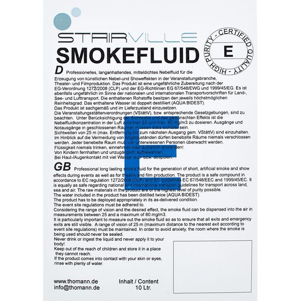 Stairville E Fluid 10l