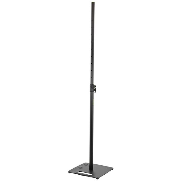 Trépied Lumière/haut-parleur Gravity LS 431 C B - Base Carrée Lourde - Hauteur Max 1,84 M - Montage Excentrique M20