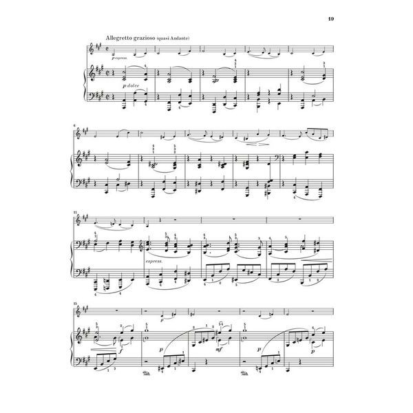 Henle Verlag Brahms Violinsonate A-Dur – Thomann United States