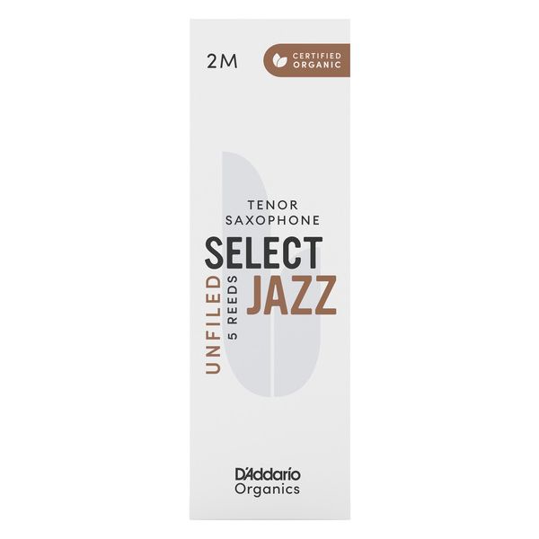 DAddario Woodwinds Organic Sel. Jazz Unf. TEN 2M