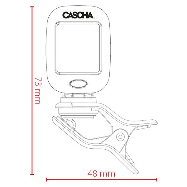 Cascha HH2018 Clip Tuner