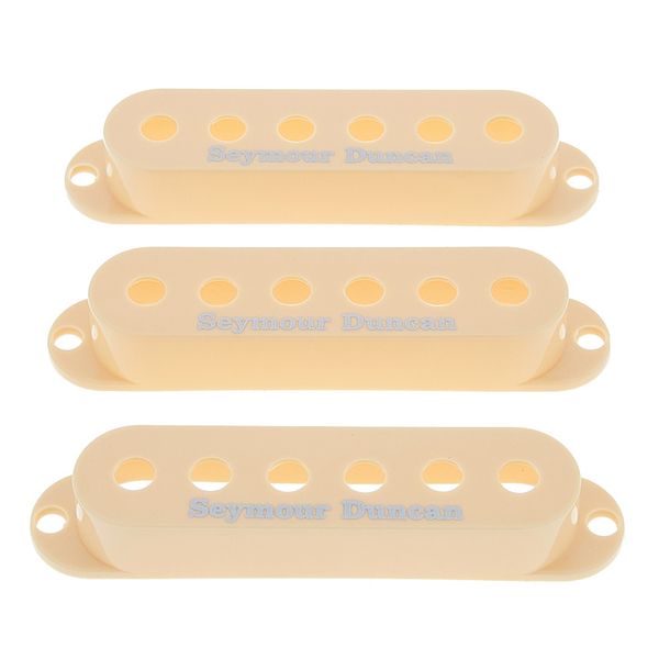 Set 3 Copripickup Strat Singola Bobina Seymour Duncan - Nero Con