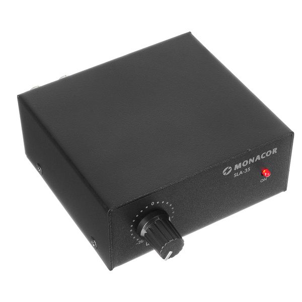 Amplificatore Audio Monacor SLA-35 Nero - Senza Ventola, Con Controlli Bassi E Acuti | Uscita Cuffie 3.5mm - Foto 9
