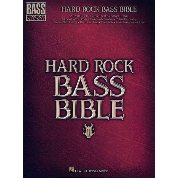 Hal Leonard Hard Rock Bass Bible