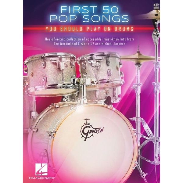 Hal Leonard First 50 Pop Songs Drums