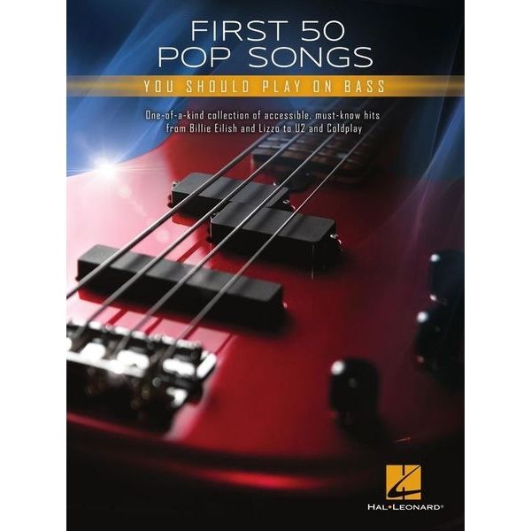 Hilarisch bolvormig Officier Hal Leonard First 50 Pop Songs Bass – Thomann Nederland
