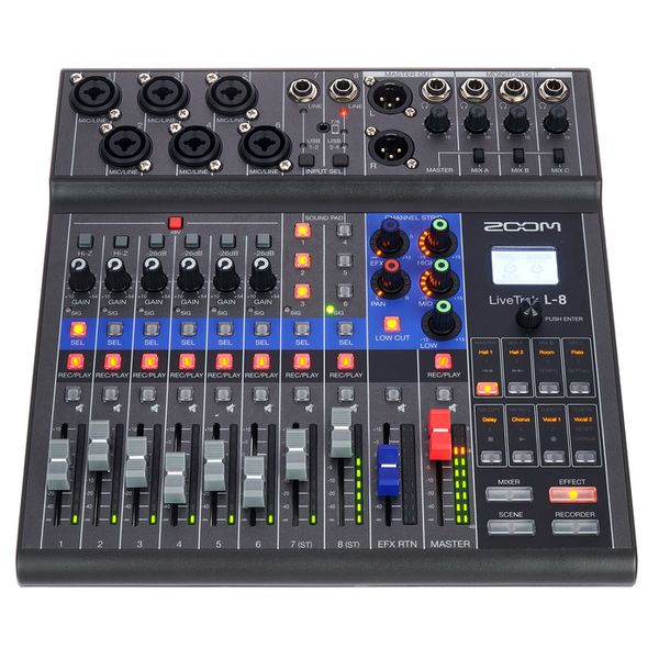 Zoom LiveTrak L8 Bag Bundle Musikhaus Thomann