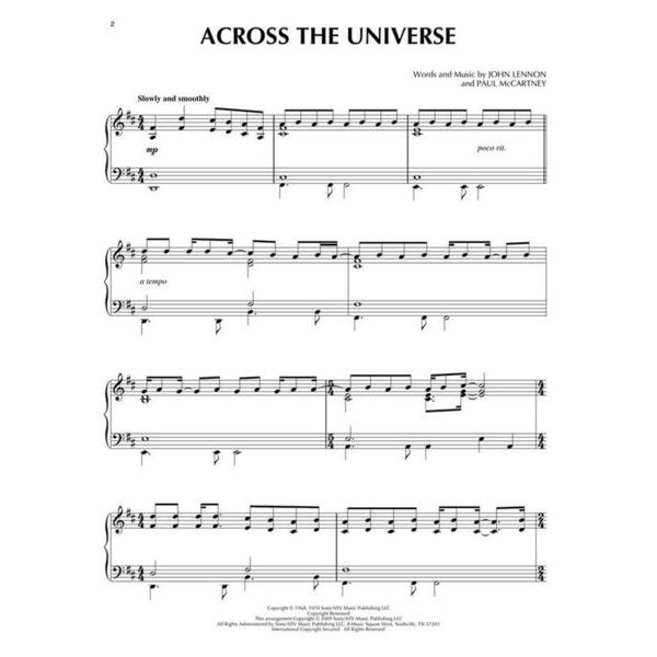 Hal Leonard Beatles Solo Piano – Thomann United States