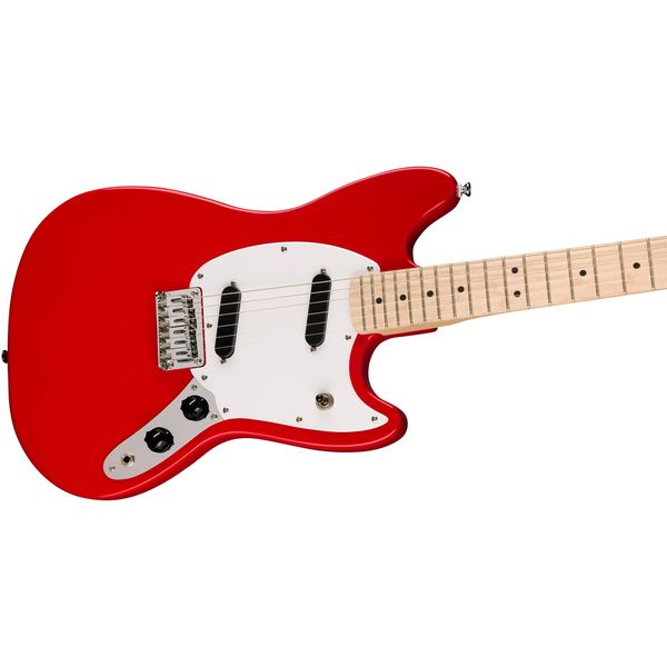 La guitare Squier Sonic Mustang MN Torino Red / Test, Comparatif et Avis