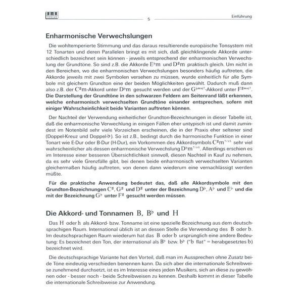 AMA Verlag Die AMA-Keyboard-Grifftabelle