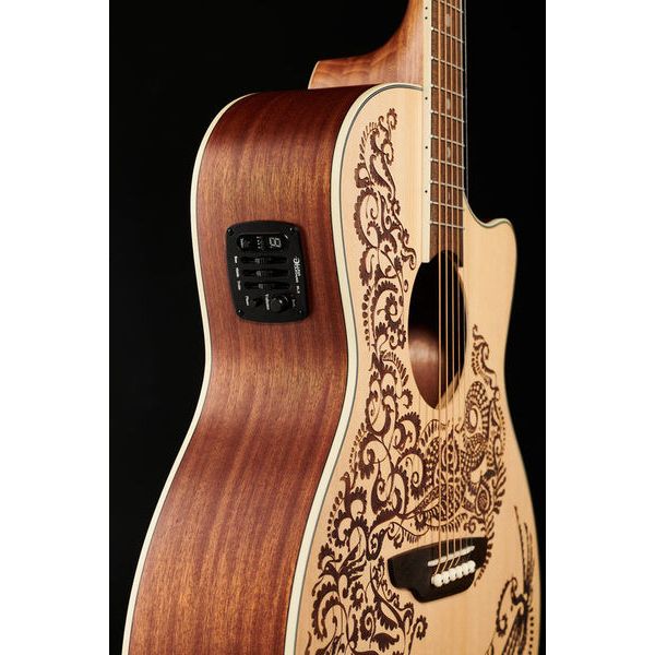Luna Guitars Henna Paradise A/E Spruce