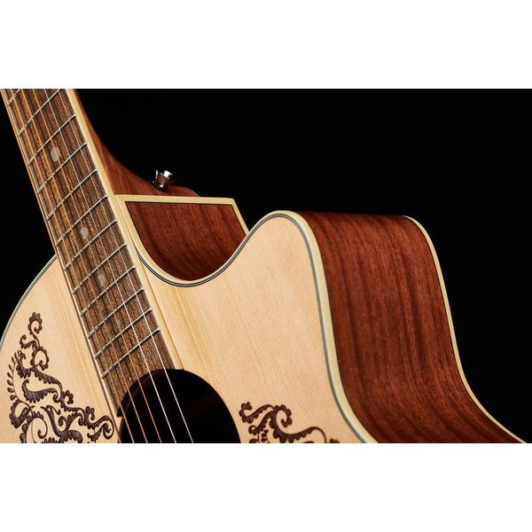 Luna Guitars Henna Paradise A/E Spruce