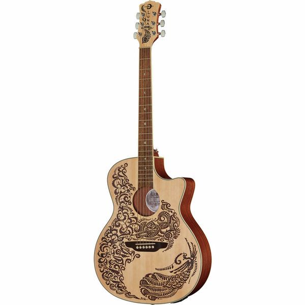 Luna Guitars Henna Paradise A/E Spruce