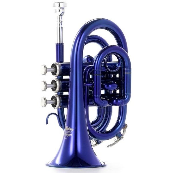 Thomann TR 25 Bb-Pocket Trumpet Blue – Thomann United States