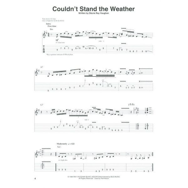 Hal Leonard Guitar Play-Along Ray Vaughan