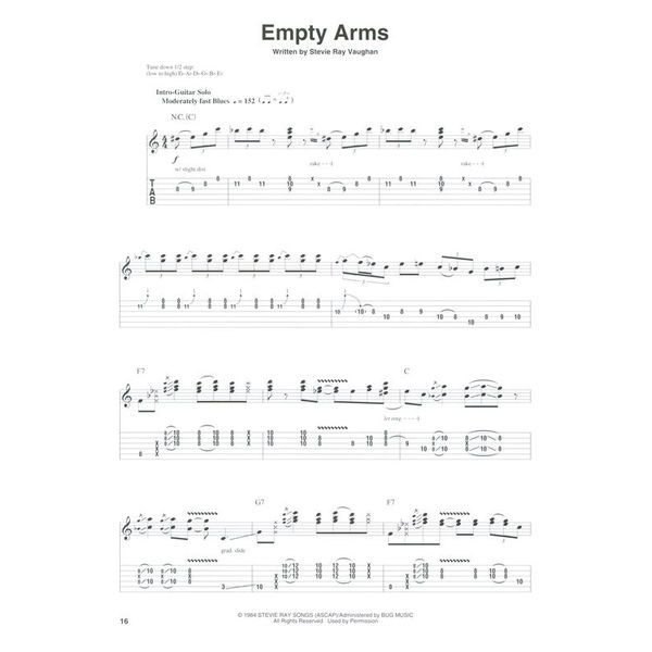 Hal Leonard Guitar Play-Along Ray Vaughan