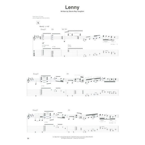 Hal Leonard Guitar Play-Along Ray Vaughan