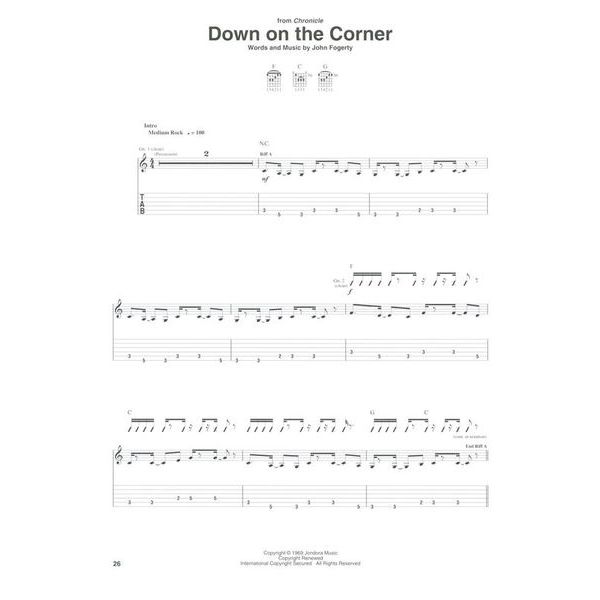 Hal Leonard Best Of Creedence Clearwater