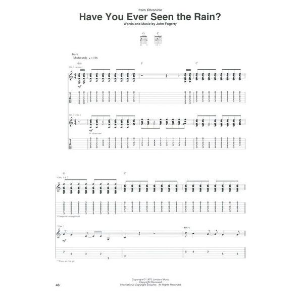 Hal Leonard Best Of Creedence Clearwater