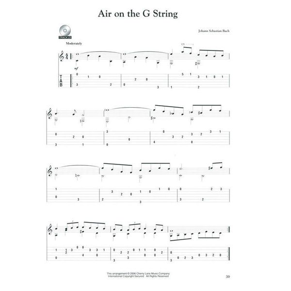 Hal Leonard Bach 50 Solos Classical Guitar