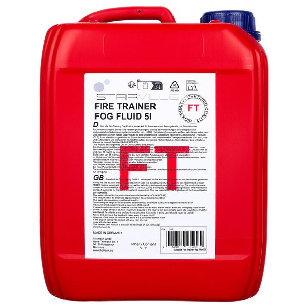 Stairville Fire Training Fog Fluid 5l