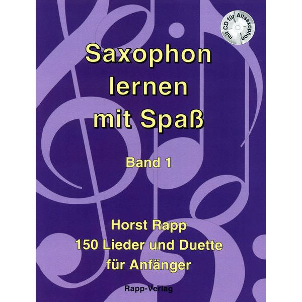 Horst Rapp Verlag Saxophon Lernen mit Spaß 1
