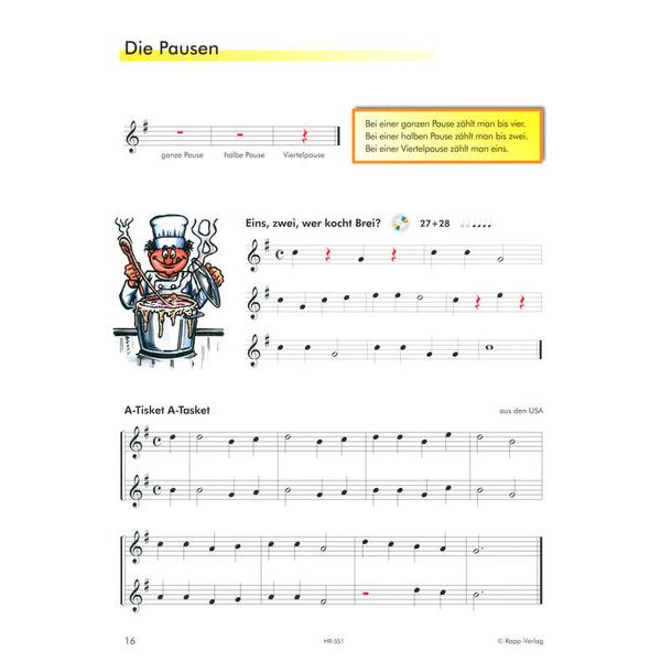 Horst Rapp Verlag Saxophon Lernen mit Spaß 1