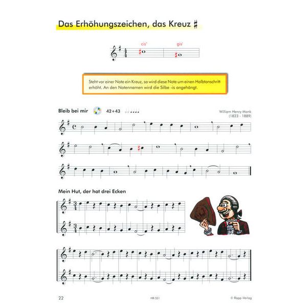 Horst Rapp Verlag Saxophon Lernen mit Spaß 1