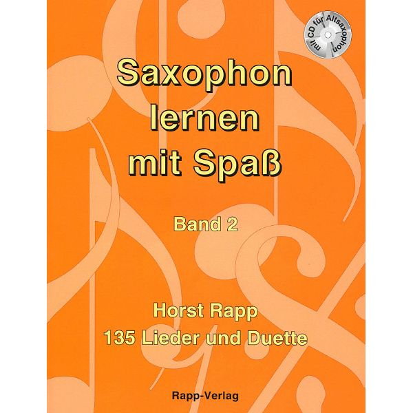 Horst Rapp Verlag Saxophon Lernen mit Spaß 2
