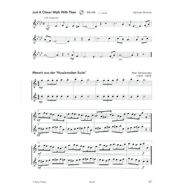 Horst Rapp Verlag Saxophon Lernen mit Spaß 2